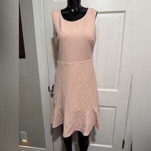 Pink White House Black Market Sleeveless Dress Size 4 Fit and Flare